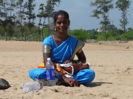 Indka na pláži